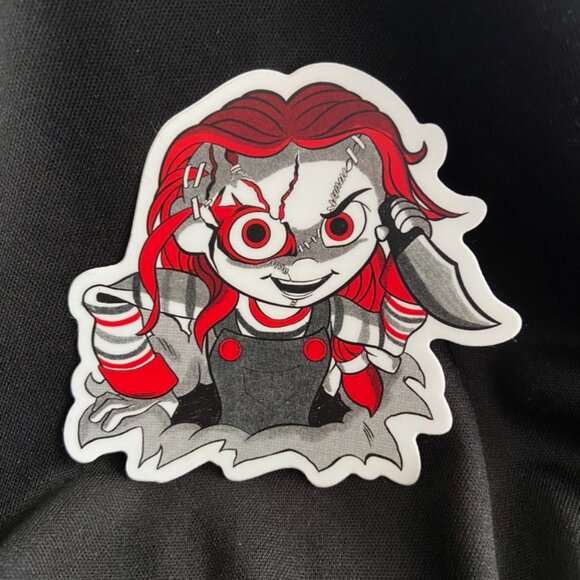 Exclusive Set Bundle of 8 Disney Horror Halloween Goth Vinyl Stickers - Picture 12 of 16